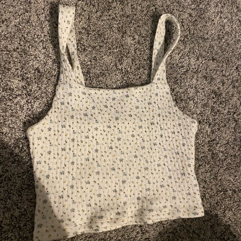 Summer floral tank
